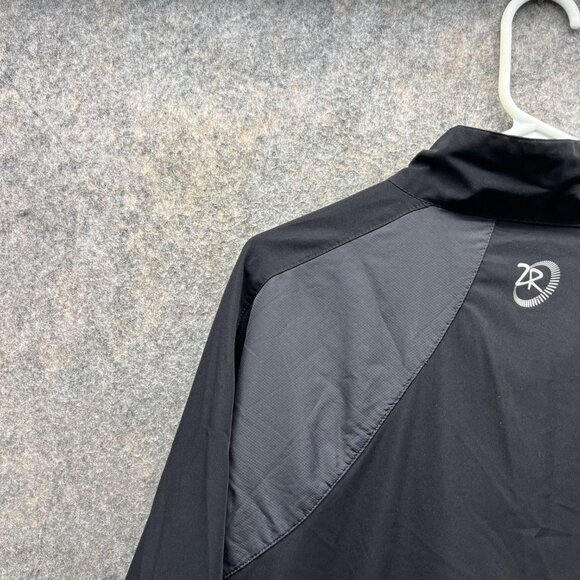 Zero Restriction Sweater Men Large Black 1/4 Zip Mirasol m Tour Series Jacket - Picture 13 of 14